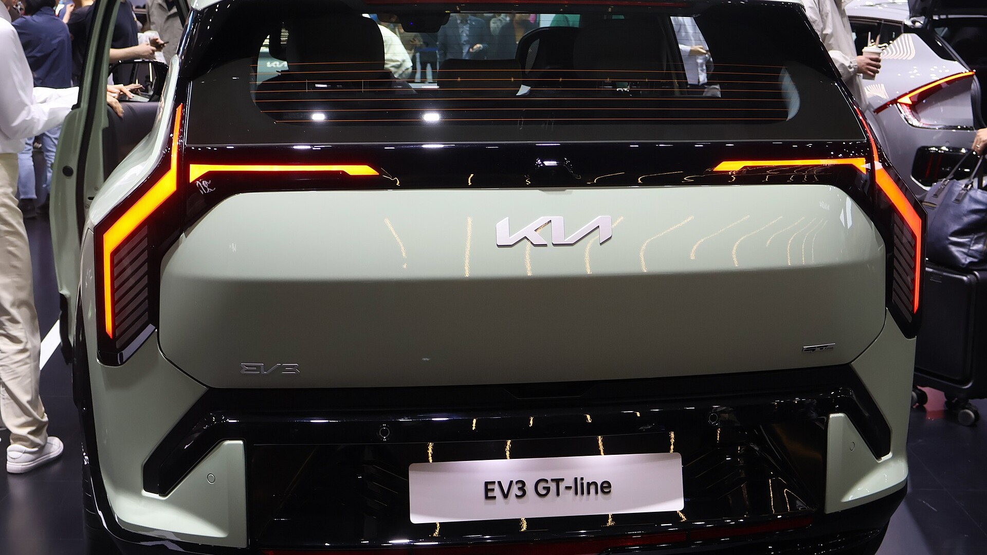 기아 EV3 GT라인 서울모빌리티쇼 공개 모습