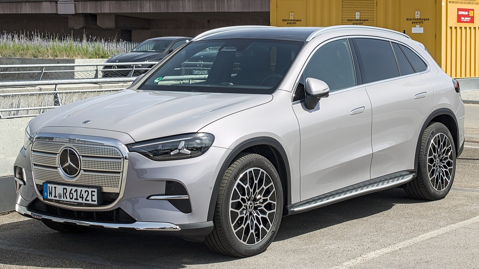 메르세데스-벤츠 GLC EV 후면부, 국내 4분기 인도 예정 전기 SUV