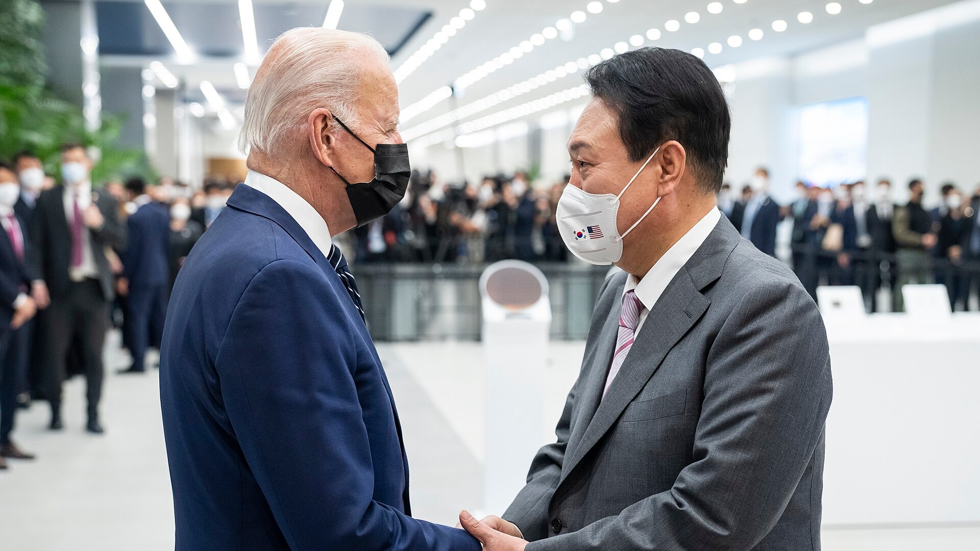 삼성전자 평택캠퍼스 방문 행사 장면